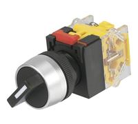 TRU COMPONENTS LAS0-A3Y-20X/33 Pulsante a pressione 250 V/AC 5 A Posizioni di commutazione 3 2 x 45 ° IP40 1 pz/i)