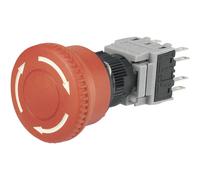 TRU Components Interruttore di arresto di emergenza LAS1-BY-22TSB 250 V AC 3 A 2 NC, 2 NA