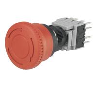 Tru components las1 by 33tsb interruttore di arresto emergenza 250 v/ac 3 a