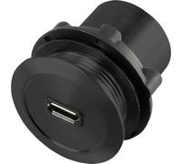 TRU Components Micro USB-01-BK presa da incasso micro USB 2.0, da incasso Micro USB A femmina a Micro USB B maschio Inh