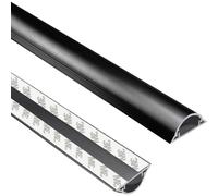 TRU COMPONENTS 1571661 Ponte passacavi PVC Nero Numero canali: 1 1000 mm Conte