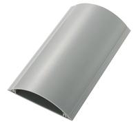 TRU COMPONENTS Ponte passacavi 1592925 PVC Grigio Numero canali: 1 1000 mm