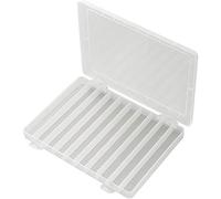 TRU COMPONENTS PP10-01 1566791 - Scatola di assortimento (L x P x A), 252 x 175 x 20 mm, 10 supporti fissi, trasparente (diffuso),