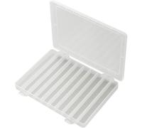 TRU COMPONENTS PP10-01 1566791 - Scatola di assortimento (L x P x A), 252 x 175 x 20 mm, 10 supporti fissi, trasparente (diffuso),