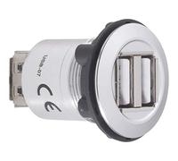 TRU Components Prolunga USB 2.0 2 x USB Femmina tipo A verso 2 x USB Femmina tipo USB-07 1229316 1 pz