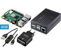 TRU COMPONENTS Pure Set Raspberry Pi® 4 B 8 GB 4 x 1.5 GHz incl. cavo di alimentazione, incl. custodia