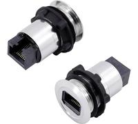 TRU COMPONENTS RJ45-02 PRESA AD INCASSO RJ 1417396 ARGENTO 1 PZ