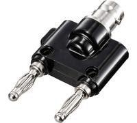 TRU COMPONENTS TC-9199256 Spina adattatore Presa BNC - Spina a banana 4 mm diri