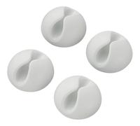 TRU COMPONENTS SWC-10WT/4P Supporto per cavi autoadesivo 542241 Intervallo Ø