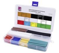 TRU COMPONENTS T1807CA005 Kit guaine termoretraibili Rosso, Blu, Giallo, Verde,