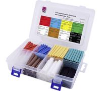TRU COMPONENTS T1807CA007 Kit guaine termoretraibili Rosso, Blu, Giallo, Verde,