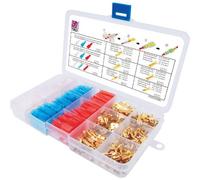 TRU COMPONENTS T1809C019 Assortimento spine piatte Rosso, Blu, Trasparente, Ot