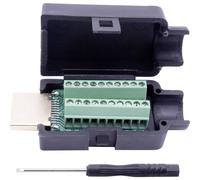 TRU COMPONENTS T1904C104 Connettore HDMI Spina verticale Numero Poli (num): 20