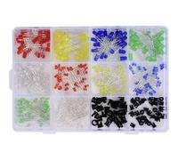 TRU COMPONENTS T23O125 Assortimento LED Rosso, Verde, Giallo, Blu, Bianco 3 mm,