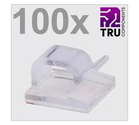 TRU COMPONENTS T24CA019 Clip fermacavi autoadesivo TC-12888432 Intervallo Ø