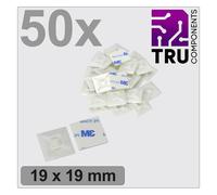 TRU COMPONENTS T24CA067 Basetta di fissaggio autoadesivo, avvitabile