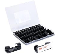 TRU COMPONENTS T24CA077 Supporto per cavi autoadesivo TC-12888580 Intervallo Ø