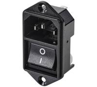TRU COMPONENTS TC-10088376 Connettore IEC C14 Spina verticale Tot poli: 3 10 A