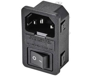 TRU COMPONENTS TC-10088420 Connettore IEC C14 Spina verticale Tot poli: 3 10 A