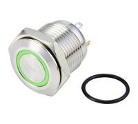 TRU COMPONENTS TC-10090916 GQ16F-10E/J/G/24V/S Pulsante antivandalo 48 V/DC 2 A