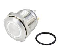 TRU COMPONENTS TC-10090924 GQ16F-10E/J/W/24V/S - Interruttore a pressione a prova di vandalismo 48 V/DC 2 A, 1 x
