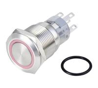 TRU COMPONENTS TC-10090944 LAS1-AGQ-11ZE/R/24V/S Pulsante antivandalo 250 V/AC