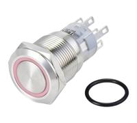 TRU COMPONENTS TC-10090960 LAS1-AGQ-22E/R/24V/S Pulsante antivandalo 250 V/AC 3
