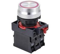 TRU COMPONENTS TC-10091052 ONPOW26-11ZE/R/12V Interuttore a pressione 250 V 5 A