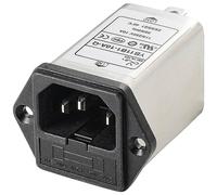 TRU COMPONENTS TC-10101436 Filtro di Rete con connettore 250 V/AC 10 A 0.3 MH (L x L x A) 54.3 x 44 x 31.3 mm 1 pz.