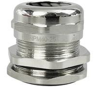 TRU COMPONENTS TC-10302852 Pressacavo filettato M40 Ottone nichelato Metallo 1