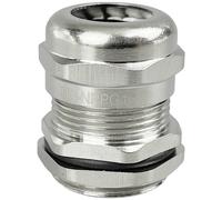 TRU COMPONENTS TC-10302884 Pressacavo filettato PG16 Ottone nichelato Metallo 1