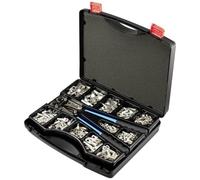 TRU COMPONENTS TC-11894512 Rohrkabelschuh-Sortiment 6 - 50 mm² mit Crimpzange
