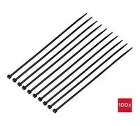 TRU COMPONENTS TC-12523680 Fascetta per cavi 300 mm 4.8 mm Nero 100 pz.