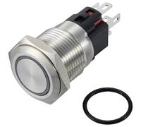 TRU COMPONENTS TC-12647400 Interuttore a pressione 250 V/AC 3 A 1x Off / (On)