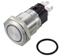 TRU COMPONENTS TC-12647408 Interuttore a pressione 250 V/AC 3 A 1x Off / (On)