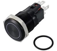 TRU Components Interruttore a pressione TC-12647448 250 V/AC 3 A 1x Off/(On)