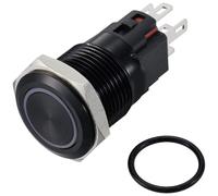 TRU COMPONENTS TC-12647448 Interuttore a pressione 250 V/AC 3 A 1x Off / (On)