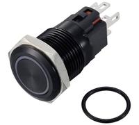 TRU COMPONENTS TC-12647452 Interuttore a pressione 250 V/AC 3 A 1x Off / (On)