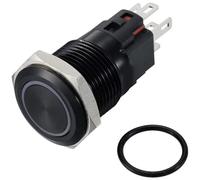 TRU COMPONENTS TC-12647456 Interuttore a pressione 250 V/AC 3 A 1x Off / (On)