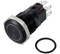 TRU COMPONENTS TC-12647460 Interuttore a pressione 250 V/AC 3 A 1x Off / (On)