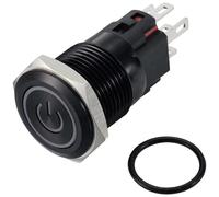 TRU COMPONENTS TC-12647464 Interuttore a pressione 250 V/AC 3 A 1x Off / (On)