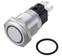 TRU COMPONENTS TC-12647504 Pulsante 250 V/AC 3 A 1x Off / (On) IP65 Rosso