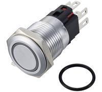 TRU COMPONENTS TC-12647516 Pulsante 250 V/AC 3 A 1x Off / (On) IP65 RGB