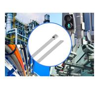 TRU COMPONENTS TC-12647588 Fascetta fermacavi in acciaio 680 mm 7.9 mm AISI 30