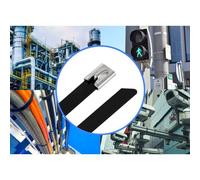 TRU COMPONENTS TC-12647608 Fascetta fermacavi in acciaio 200 mm 7.9 mm AISI 30