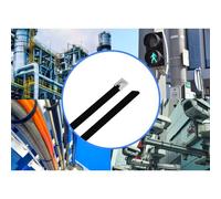 TRU COMPONENTS TC-12647624 Fascetta fermacavi in acciaio 680 mm 7.9 mm AISI 30