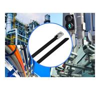 TRU COMPONENTS TC-12656544 Fascetta fermacavi in acciaio 290 mm 4.6 mm AISI 30