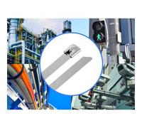 TRU COMPONENTS TC-12656552 Fascetta fermacavi in acciaio 360 mm 4.6 mm AISI 31