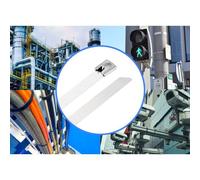 TRU COMPONENTS TC-12656576 Fascetta fermacavi in acciaio 360 mm 7.9 mm AISI 31