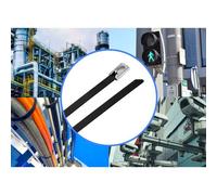 TRU COMPONENTS TC-12656600 Fascetta fermacavi in acciaio 360 mm 4.6 mm AISI 31